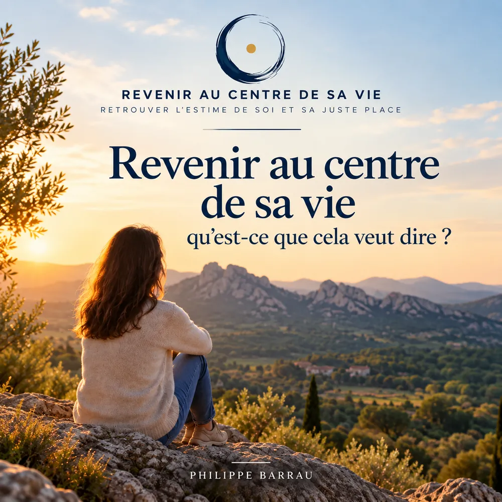 Illustration de l’article « Revenir au centre de sa vie : qu’est-ce que cela veut dire ? », de Philippe Barrau.