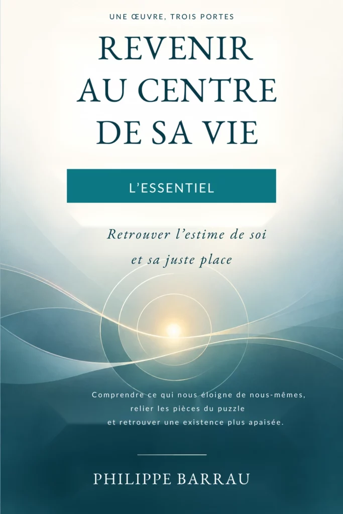 Couverture du livre L’Essentiel — Revenir au centre de sa vie, de Philippe Barrau.